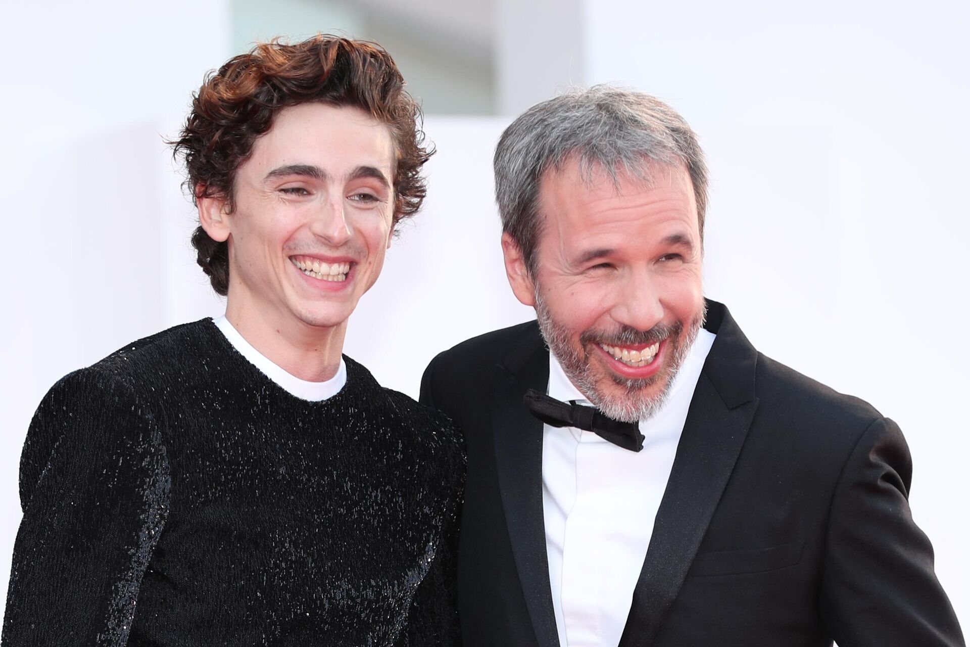 Актер Тимоти Шаламе и режиссер Дени Вильнев на красной дорожке премьеры своего фильма Дюна (Dune) на 78-м Венецианском международном кинофестивале.   - РИА Новости, 1920, 14.09.2025