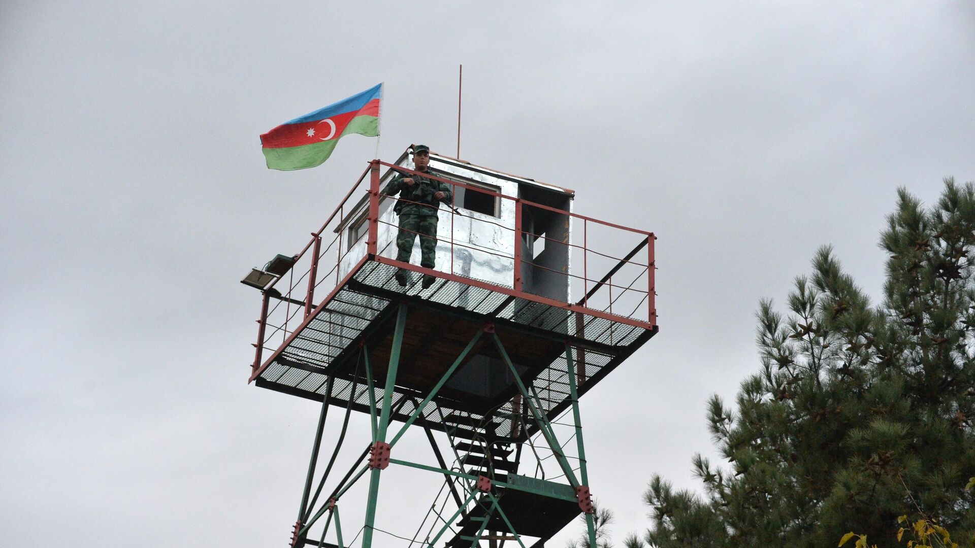 Азербайджанские пограничники  - РИА Новости, 1920, 23.04.2023