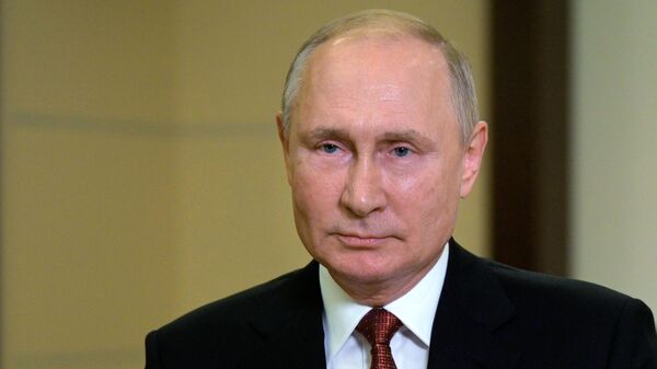 Обращение президента РФ В. Путина к гражданам России в преддверии выборов депутатов Госдумы РФ