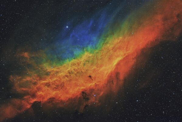 Работа фотографа из Великобритании Terry Hancock California Dreamin' NGC 1499, победившая в категории Звезды и туманности в фотоконкурсе Astronomy Photographer of the Year 13