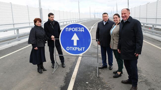 В Вышнем Волочке открыли путепровод через Октябрьскую железную дорогу