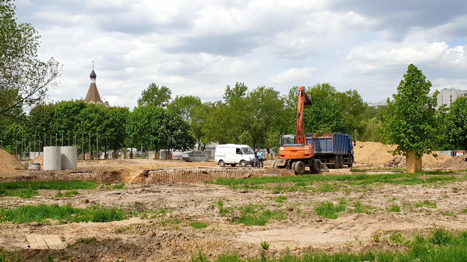 Благоустройство поймы реки Яуза и ее притока Чермянки на северо-востоке столицы - РИА Новости, 1920, 17.09.2021