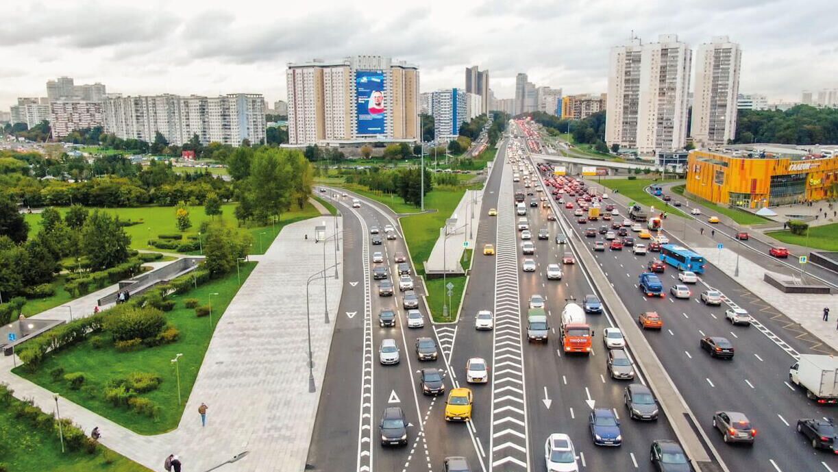 Завершили первый этап благоустройства Ленинского проспекта – от улицы Кравченко до МКАД - РИА Новости, 1920, 08.09.2021