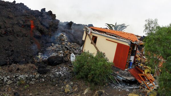 Последствия извержения вулкана на канарском острове Ла-Пальма