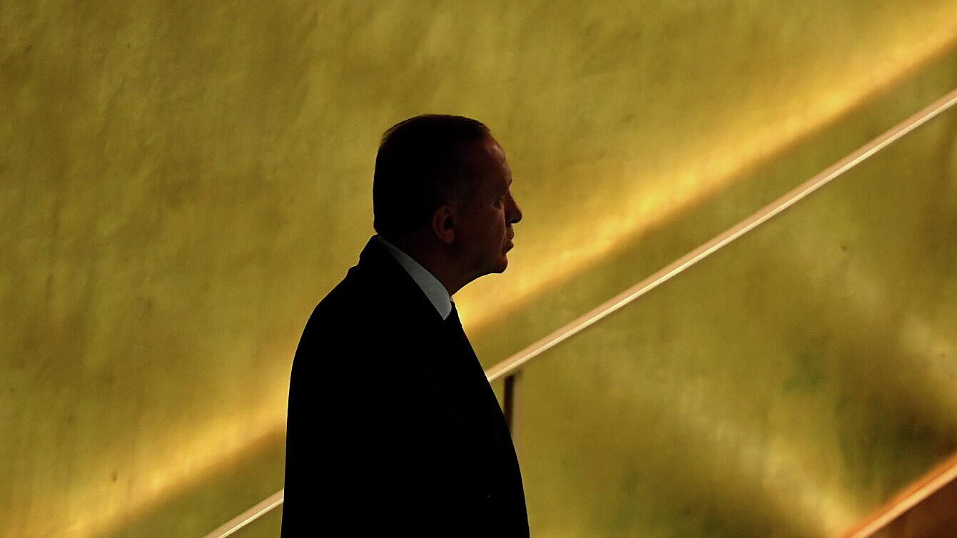 Президент Турции Тайип Эрдоган на сессии Генеральной Ассамблеи ООН в Нью-Йорке - РИА Новости, 1920, 22.09.2021