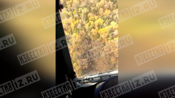 Видео с места обнаружения обломков самолета АН-26 в Хабаровском крае