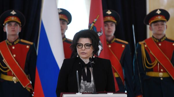 Елена Николаева на торжественной церемонии принесения присяги депутатами Московской городской думы