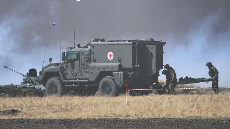 Военнослужащие на антитеррористических учениях стран – членов Шанхайской организации сотрудничества (ШОС) Мирная миссия – 2021 на полигоне Донгузский в Оренбургской области