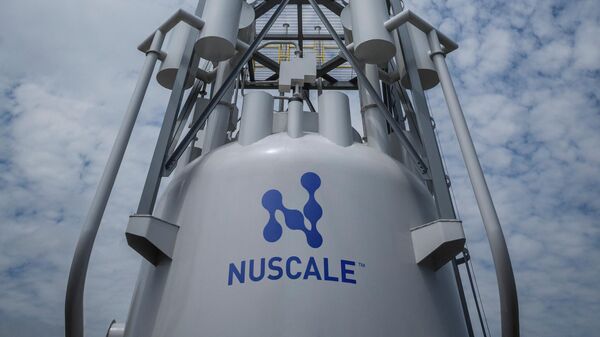 Полномасштабный макет верхней трети ядерного модуля NuScale Power 