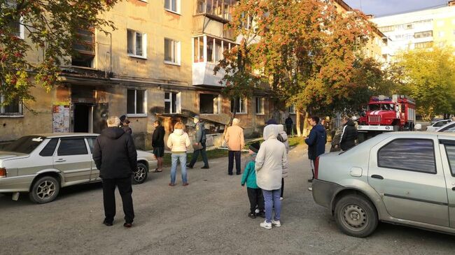 Взрыв газа в жилом доме в Верхней Пышме под Екатеринбургом