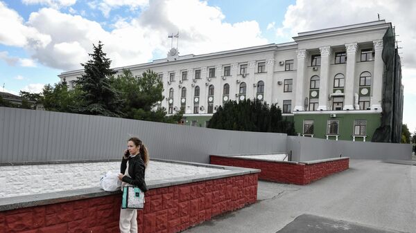Здание Совета министров Республики Крым в Симферополе