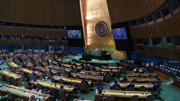 Общеполитическая дискуссия в рамках сессии Генеральной Ассамблеи ООН в Нью-Йорке. Архивное фото