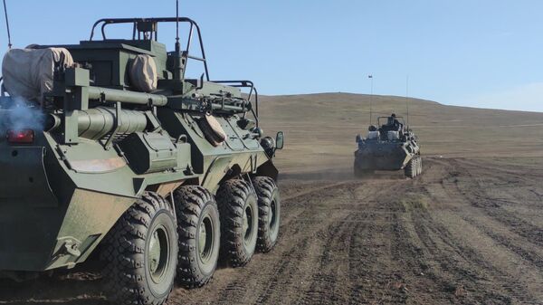 Военные учения в Монголии