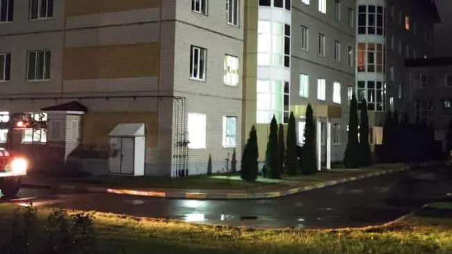 Здание хирургического отделения Лискинской районной больницы Воронежской области, где произошел пожар