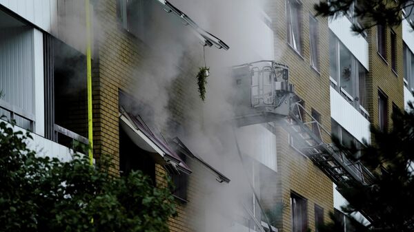 Взрыв в жилом доме в Гетеборге, Швеция