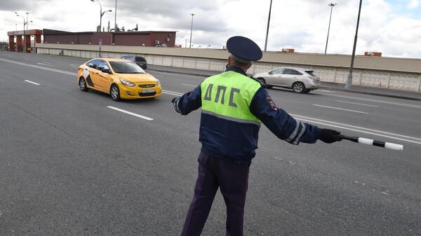 Рейд по проверке такси в Москве