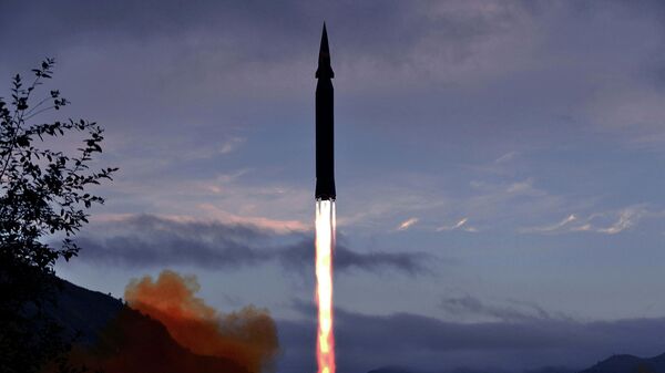 Испытания ракеты в КНДР