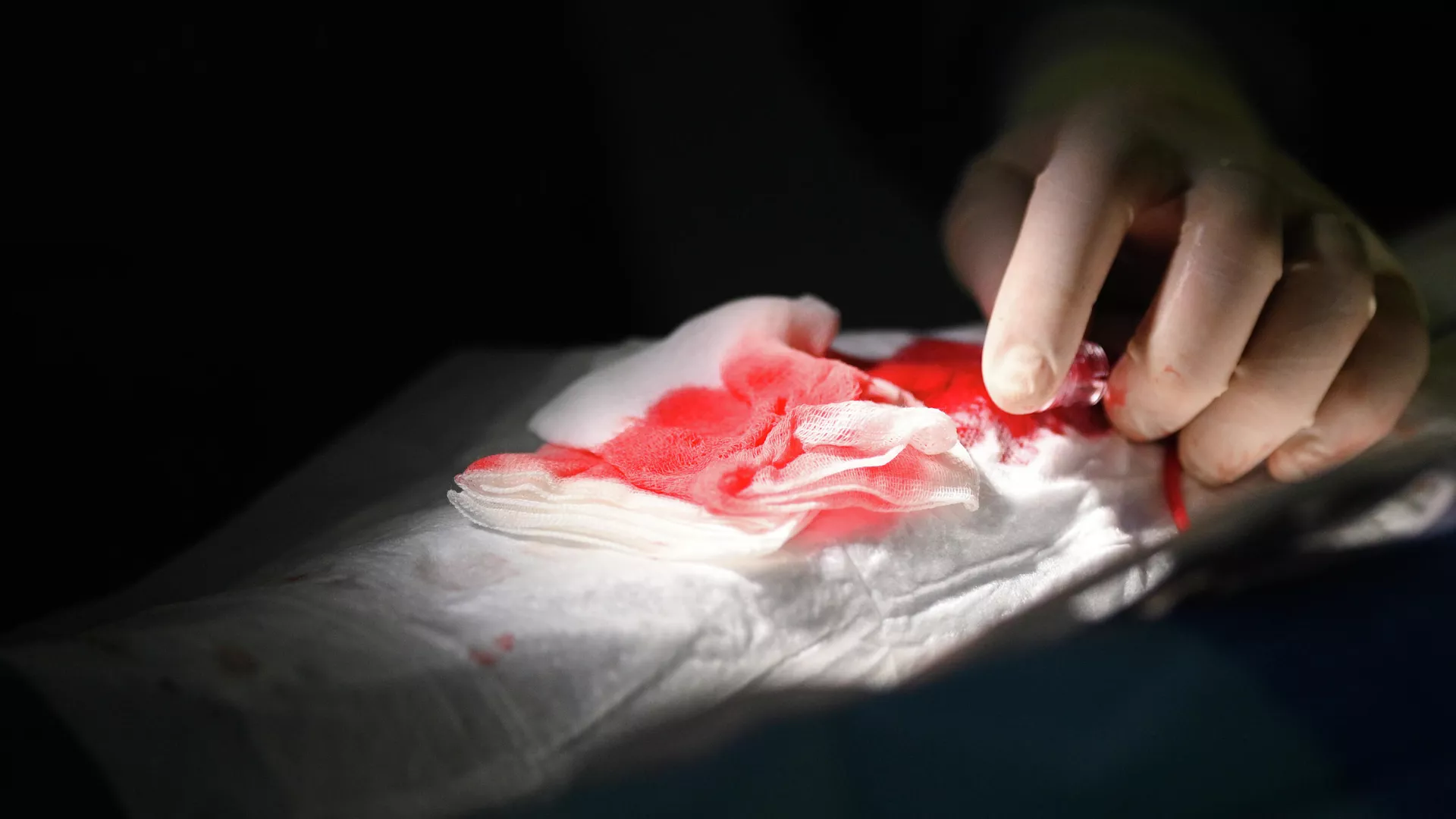 Conceptual image of advanced wound healing material