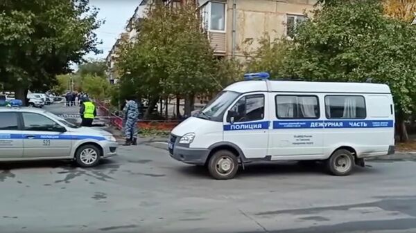 Место убийства троих человек в городе Гае Оренбургской области