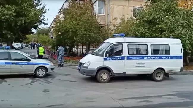 Место убийства троих человек в городе Гае Оренбургской области