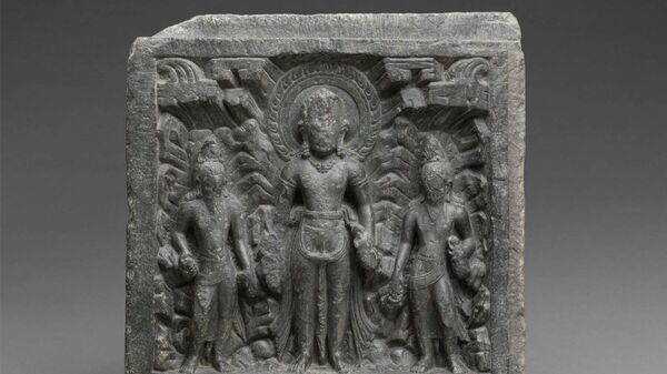 Скульптура индуистского божества Шивы X века