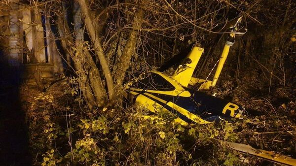 Bертолет упал в городском округе Лыткарино в Подмосковье