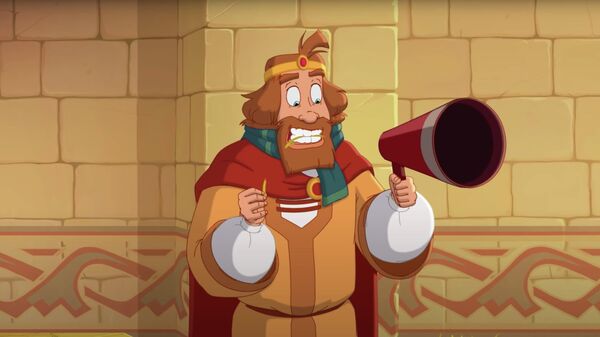 Кадр тизер-трейлера мультфильма Три богатыря и конь на троне