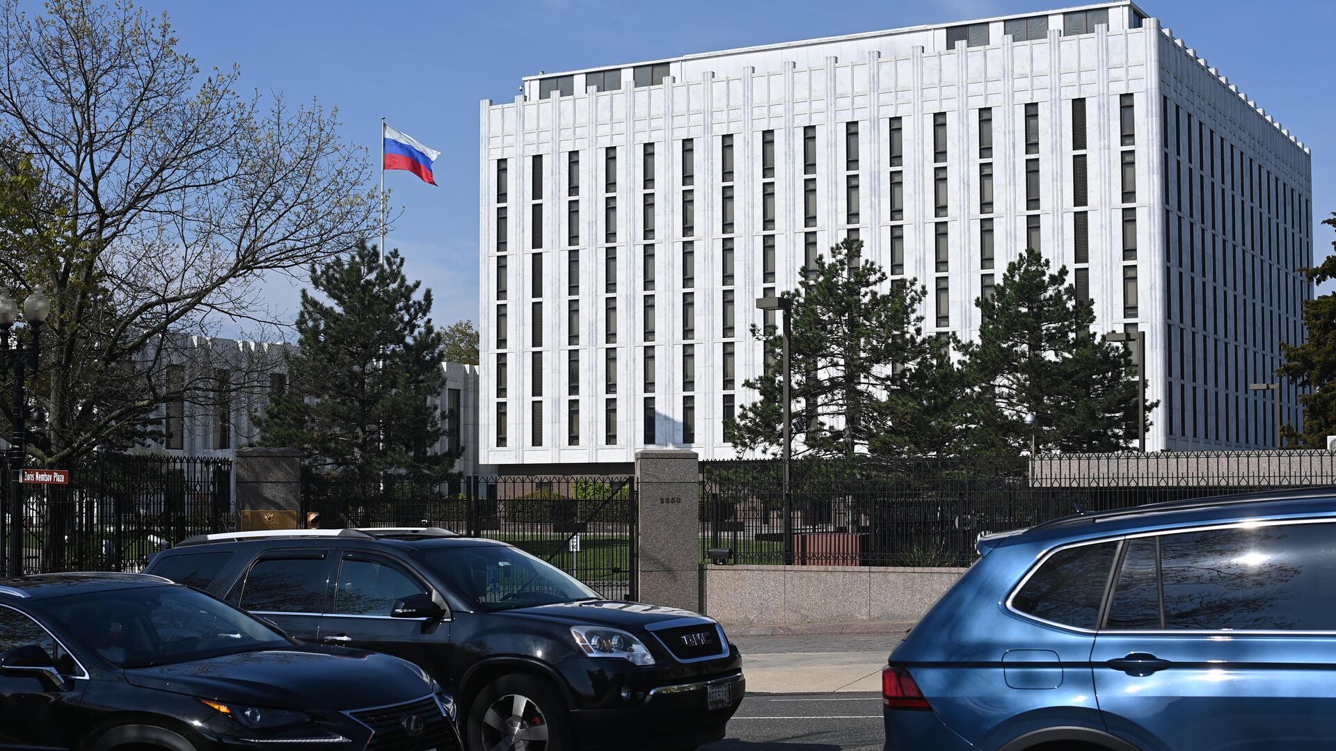 Здание посольства России в Вашингтоне0