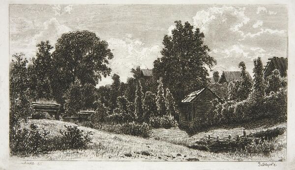 Шишкин И.И. Задворье. 1886 Шишкин И.И. Задворье. 1886