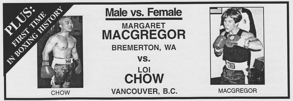 Афиша боя Loi Chow vs. Margaret MacGregor - РИА Новости, 1920, 08.10.2021