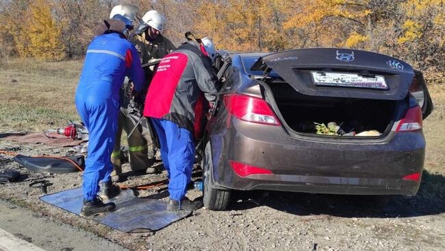 ДТП на восьмом километре автодороги М-5 Урал под Самарой