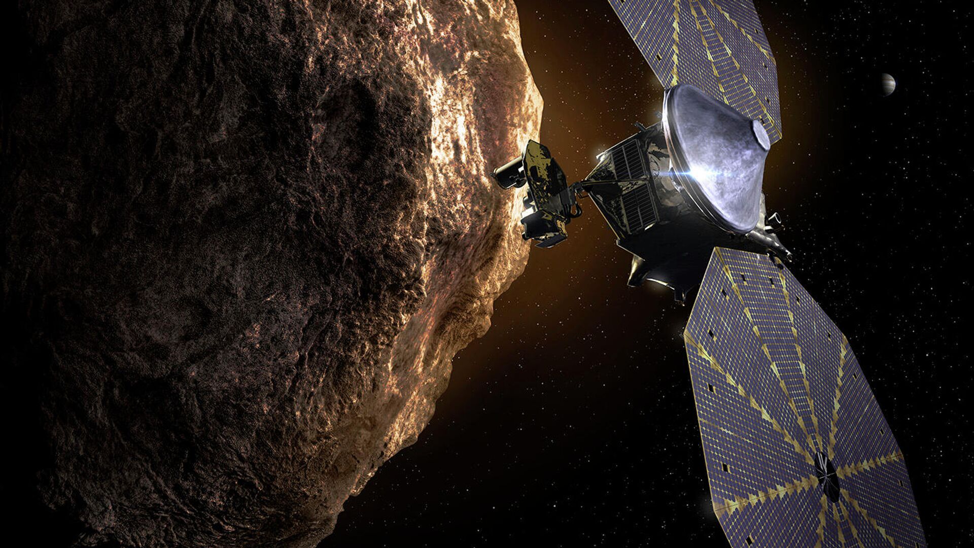 На летящем к астероидам Юпитера американском зонде возникла проблема