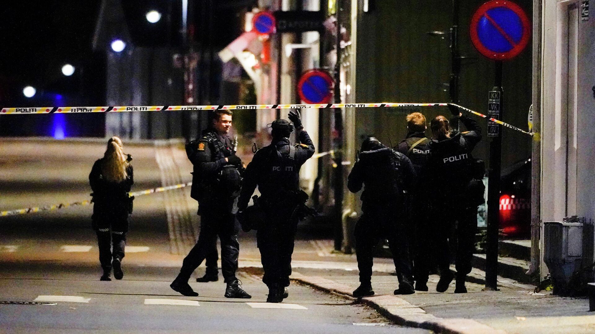 Нападение на граждан страны. Норвежская полиция.