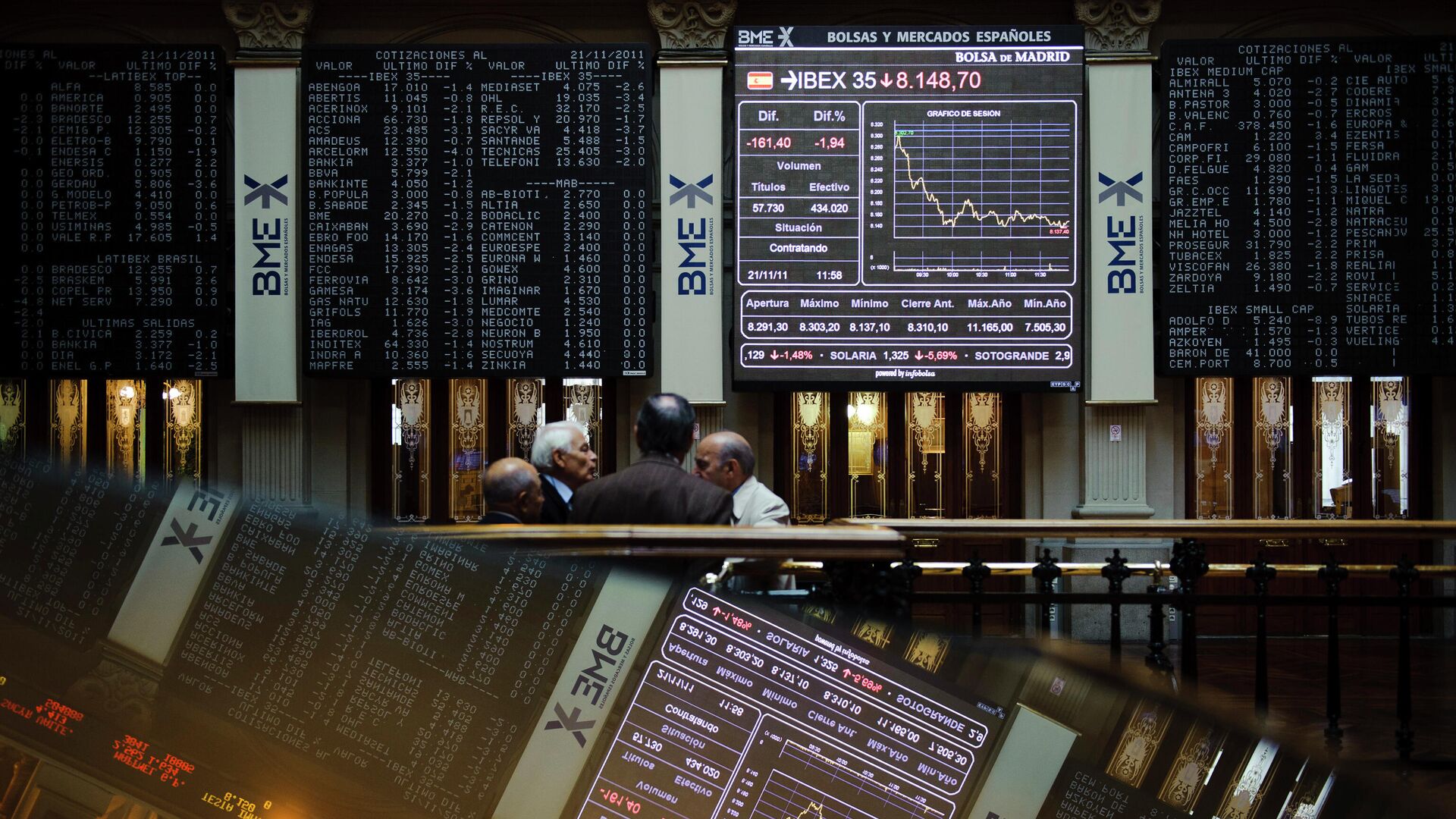 Трейдеры на фондовой бирже в Мадриде - РИА Новости, 1920, 05.01.2023