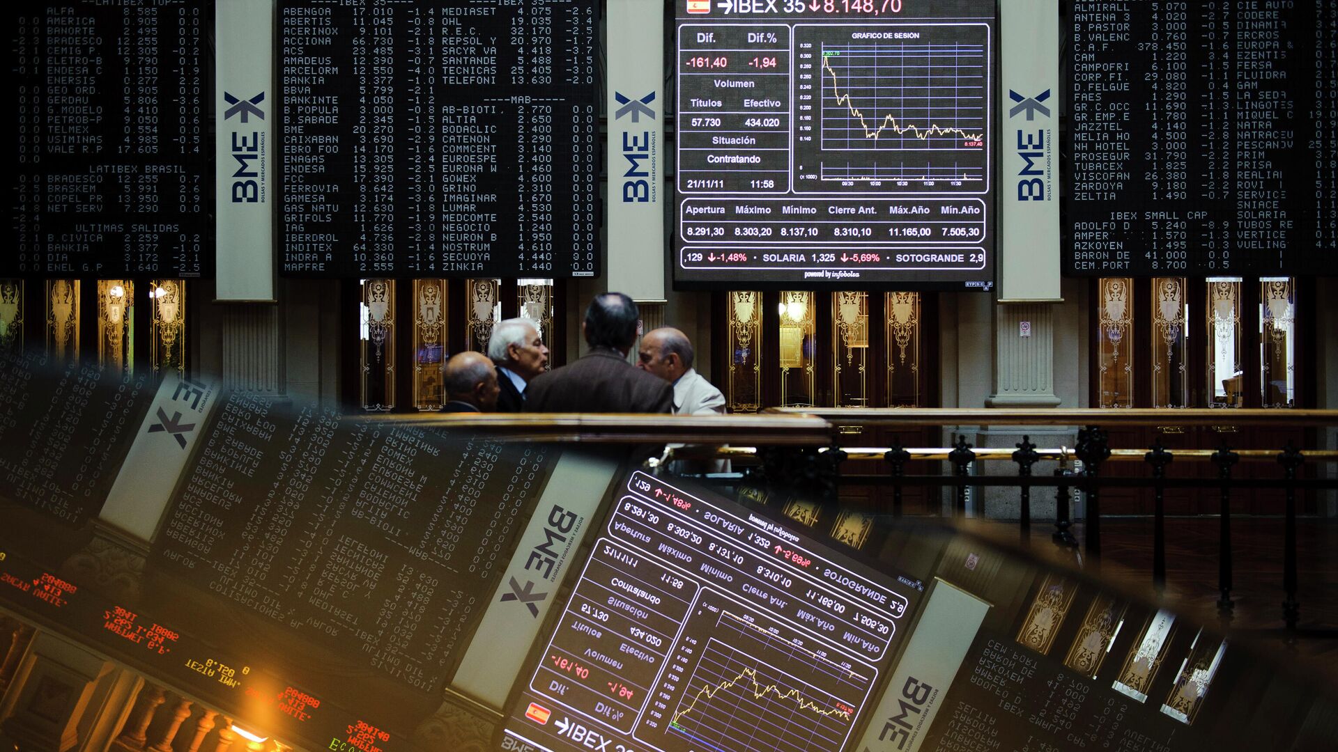 Трейдеры на фондовой бирже в Мадриде - РИА Новости, 1920, 05.01.2023