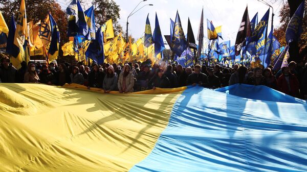 Марш националистов в Киеве 