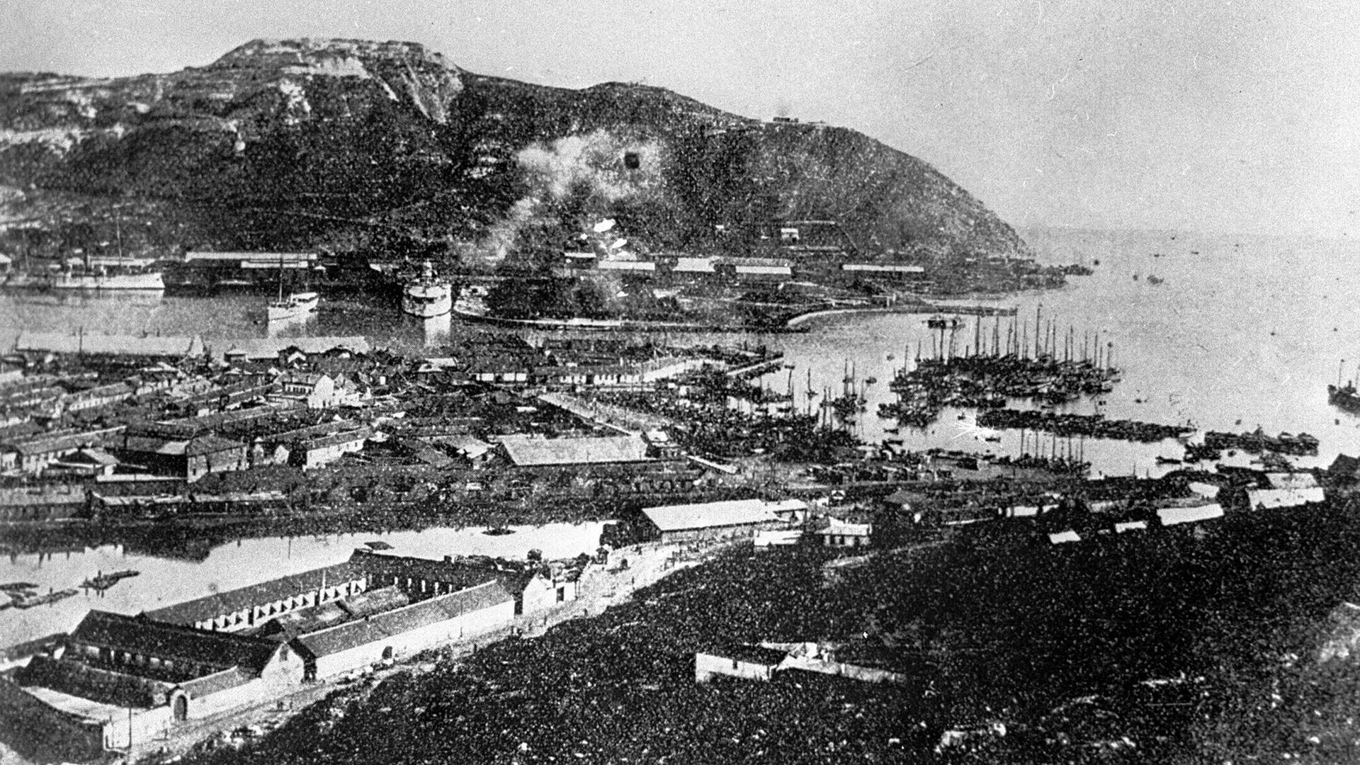 Панорама города Порт-Артура - РИА Новости, 1920, 02.11.2021