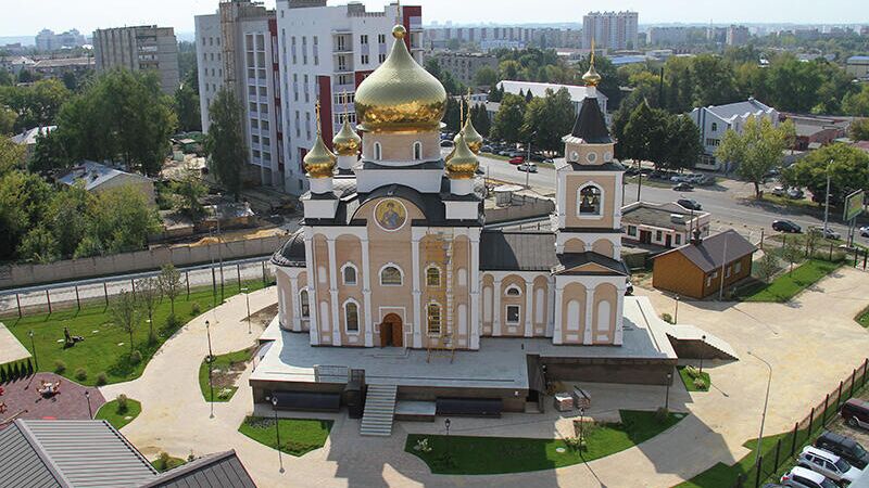 Храм Казанской иконы Божией Матери при Академии ФСО России в городе Орле - РИА Новости, 1920, 17.10.2021