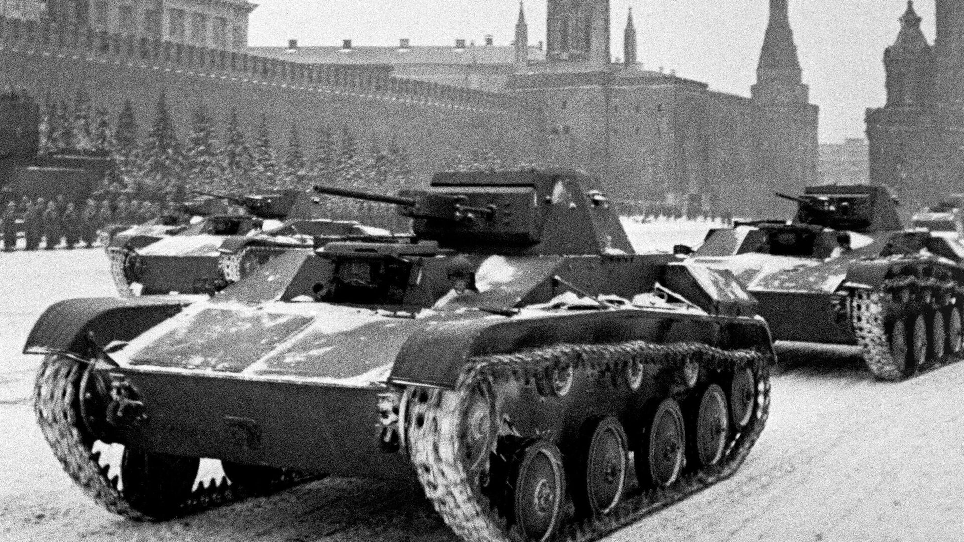 После военного парада 7 ноября 1941 в Москве - РИА Новости, 1920, 07.11.2021