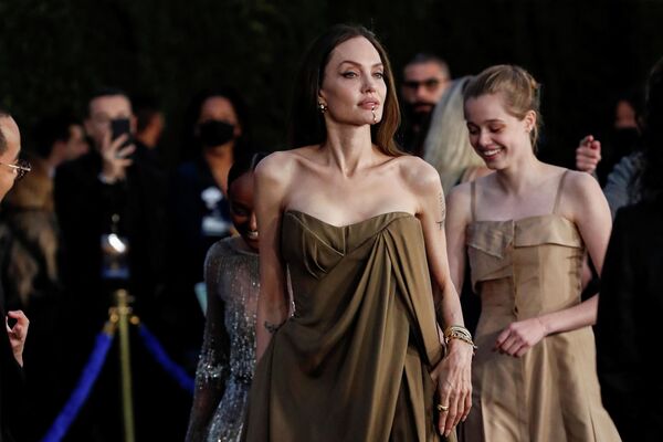 Анджелина Джоли на премьере фильма Вечные