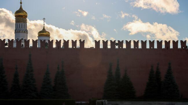 Последствия падения строительных лесов у стен Кремля на Красной площади