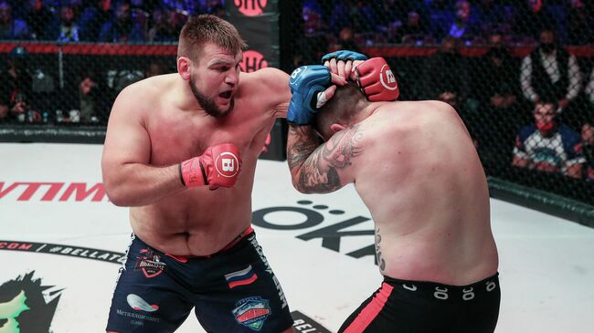 Кирилл Сидельников на турнире Bellator