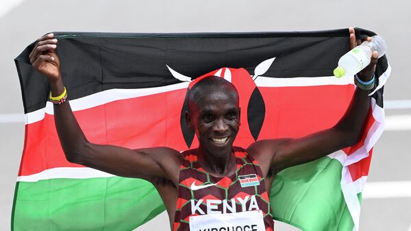 Кенийский легкоатлет Элиуд Кипчоге