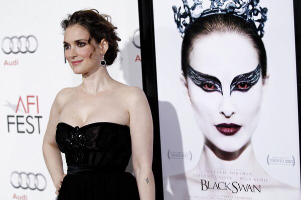 Вайнона Райдер на показе фильма Черный лебедь в рамках кинофестиваля AFI Fest в Лос-Анджелесе