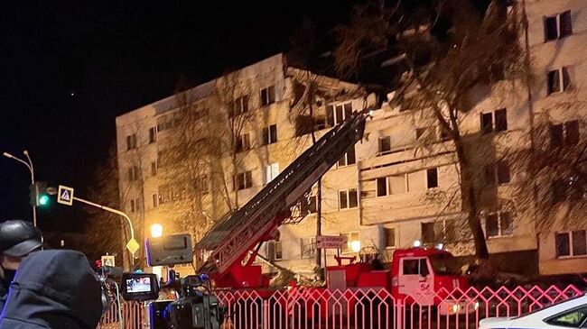 Взрыв в жилом доме в Набережных Челнах