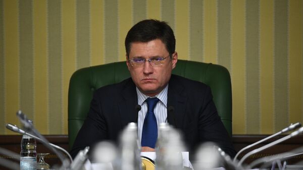 Заместитель председателя правительства РФ Александр Новак проводит заседание Правительственной комиссии по вопросам развития электроэнергетики