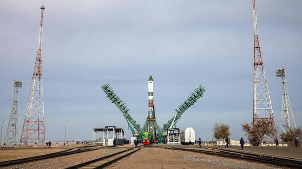 LIVE: Запуск ракеты Союз 2.1а с космодрома Байконур
