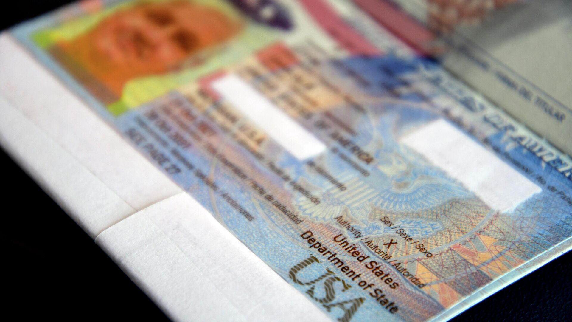 Паспорт, выданный гражданину США Дане Ззийм, с отметкой о гендере X - РИА Новости, 1920, 31.03.2022