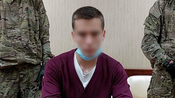 Кадры задержания первокурсника ростовского вуза, который призывал к террору
