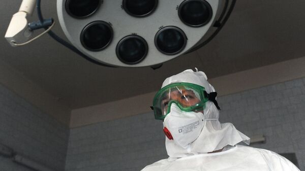 Врач реаниматолог Центра для лечения пневмоний вызванных новой коронавирусной инфекцией COVID-19 на базе Тамбовской областной клинической больницы имени В. Д. Бабенко